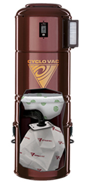 Vue coupe aspirateur hybride