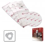 3 electrostatic filter bags (3 notches) and round Cyclofiltre - 3 sacs filtres électrostatiques (3 dents) et Cycl